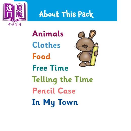 【中商原版】CGP New French Vocabulary Flashcards for Ages 7-9 适合 7-9 岁的法语词汇闪卡 商品图2