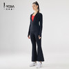 IYOGA瑜伽服外套夹克长袖及臀修身显瘦保湿拇指套防滑亲肤胶原蛋白面料J024 商品缩略图4