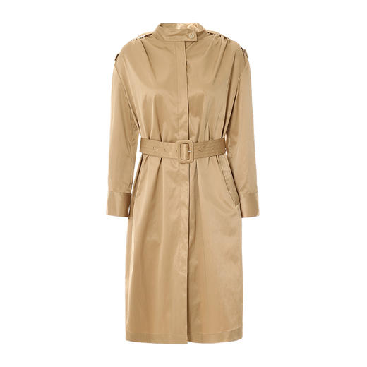 EITIE爱特爱纪秋季新款纯色显瘦风衣6704407 商品图5