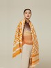 游牧编织纹羊绒双面披肩 SJF94P611W 商品缩略图3