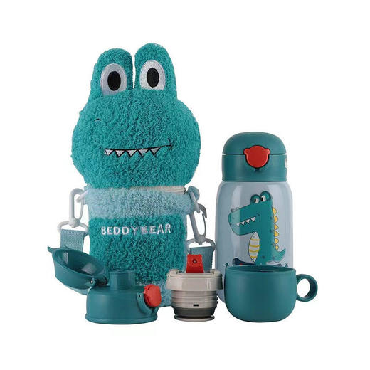 杯具熊熊抱3D毛绒系列儿童保温BJX-15 商品图0