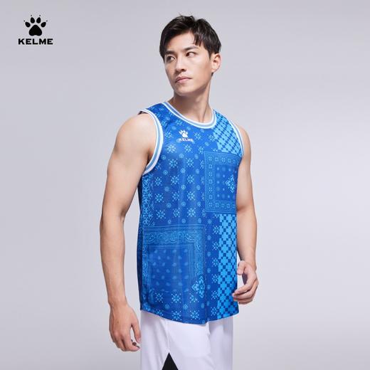 卡尔美训练背心白色针织复古潮流街头篮球跑步无袖运动上衣 商品图2