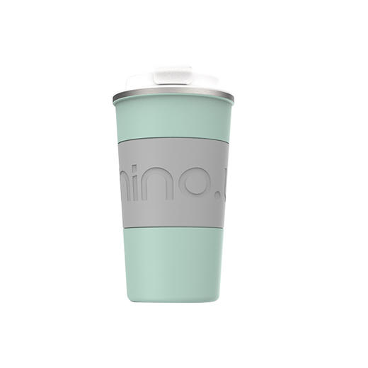 TD50200602 独角犀Rhinolife 简约保温咖啡杯 500mL  豆蔻绿 商品图0