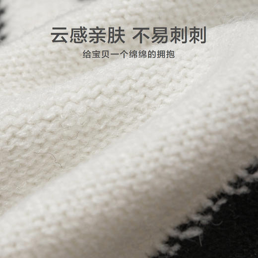 【mini亲子】迷你巴拉开衫秋季母女装女童宝针织毛衣外套 商品图3