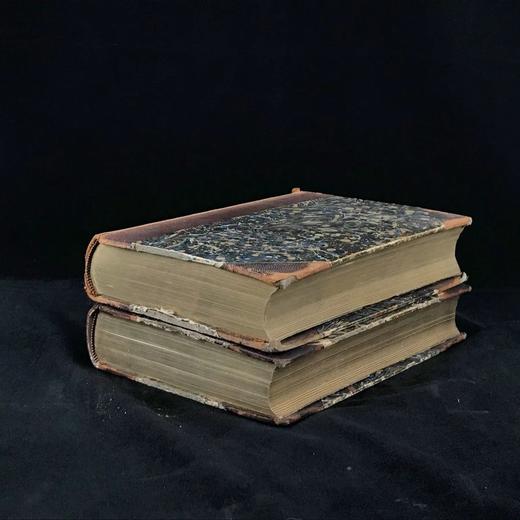 1890年 亨利·莫顿·斯坦利《最黑暗的非洲》（全2卷） 152幅木版画插图与地图 真皮精装大32开 商品图1