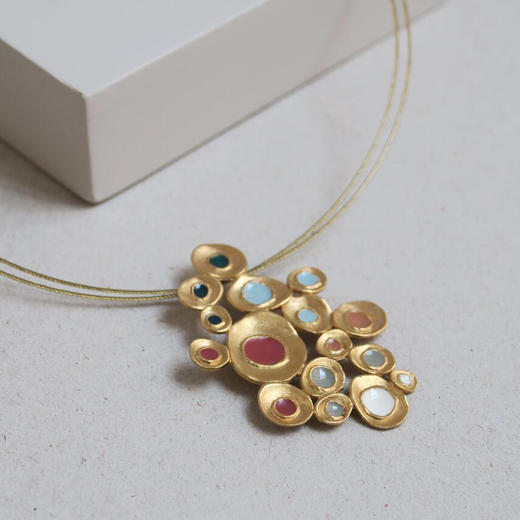 北京仓｜Joidart-Favorita-多色 珐琅 项链（大号）［西班牙设计师］ 商品图2