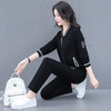 网红大码棒球服运动套装女春秋季2022新款中年妈妈休闲装TRFB7510 商品缩略图2