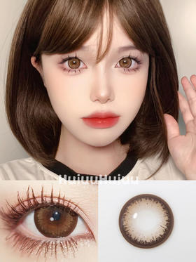 【大直径】Agenscolor-波斯菊棕14.5mm【年抛 0-1000度 含525/575】