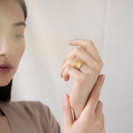 北京仓｜Joidart-Puntillista-多色 珐琅 戒指［西班牙设计师］ 商品图2