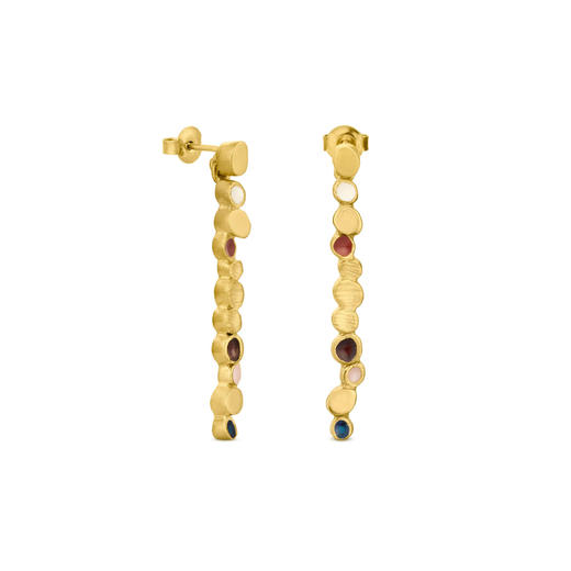 北京仓｜Joidart-Aura-多色 珐琅 长耳环［西班牙设计师］ 商品图1