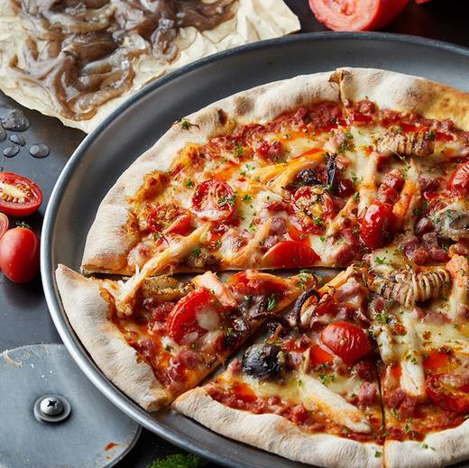 雪蟹海鲜辣味香肠披萨 Snow Crab Seafood & Spicy Sausage Pizza 商品图0