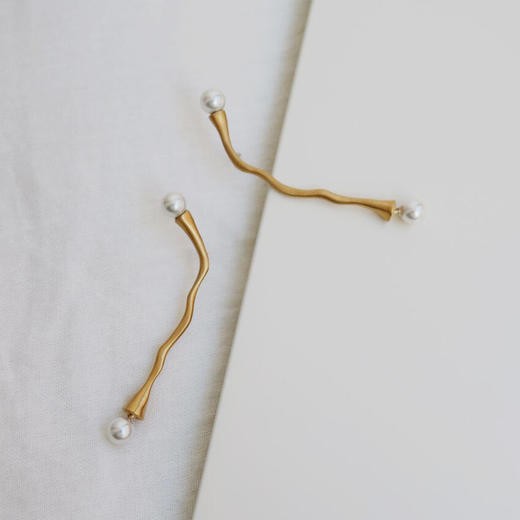 北京仓｜Joidart-Eclat-Murano玻璃珍珠 长耳环［西班牙设计师］ 商品图3