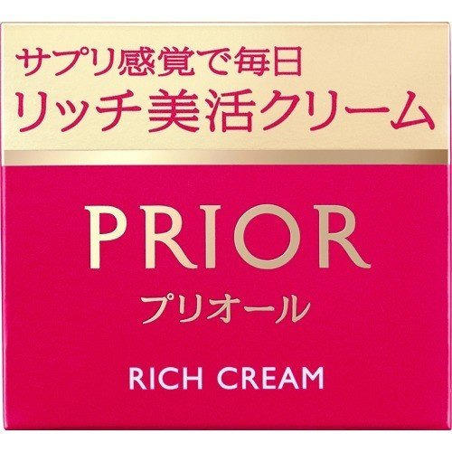 SHISEIDO 资生堂PRIOR 滋润弹力改善干纹美活面霜40g 商品图1