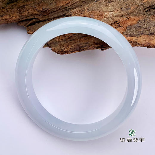 派瑞翡翠 翡翠手镯 糯种 紫色 商品图1