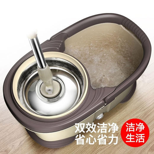 佳佰同款双驱动旋转拖把 干湿两用 家庭好帮手 商品图1