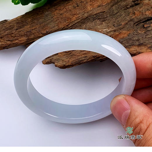 派瑞翡翠 翡翠手镯 糯种 紫色 商品图2