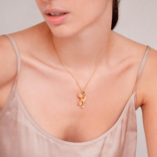 北京仓｜Joidart-Favorita-多色 珐琅 项链（小号）［西班牙设计师］ 商品图4