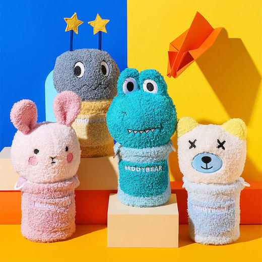 杯具熊熊抱3D毛绒系列儿童保温BJX-15 商品图1