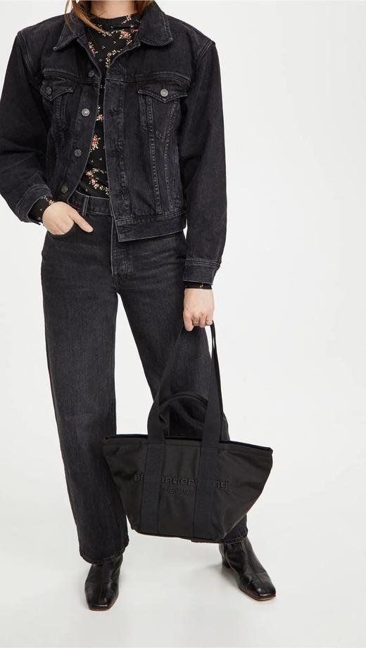 山大王 徽标刺绣手提包购物袋单肩包 中号/大号Z-7136 商品图4