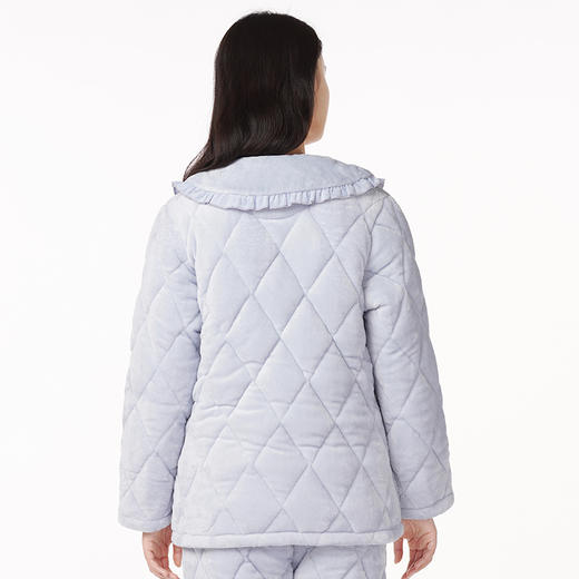 都市丽人睡衣三层夹棉法兰绒夹棉家居服长袖类LH21L9 商品图2