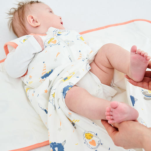 【减少夜醒 不受惊吓 呵护宝宝发育】新生儿包被宝宝防惊跳神器睡袋纯棉春秋款冬襁褓婴儿抱被 商品图1