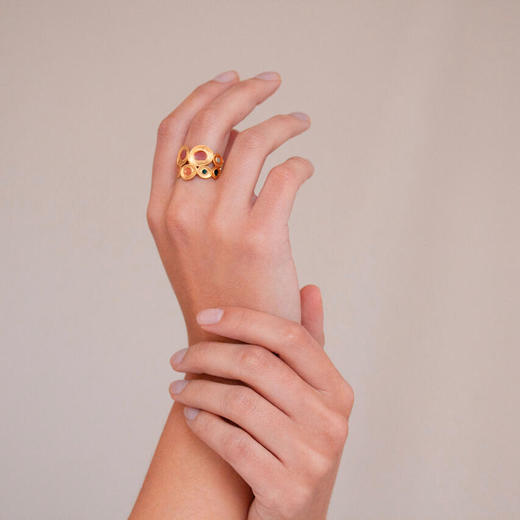 北京仓｜Joidart-Favorita-多色 珐琅 戒指［西班牙设计师］ 商品图3