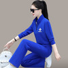 SP63-5517新款时尚气质休闲立领长袖卫衣运动阔腿裤两件套 商品缩略图2