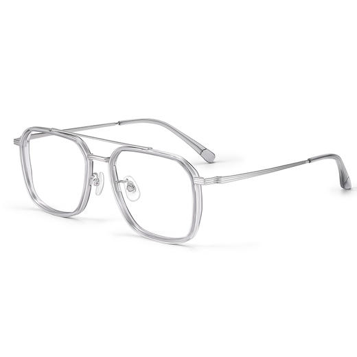 【特价秒杀款】普莱斯PM20010 合金+TR+半钛  质感双梁大方框 商品图0