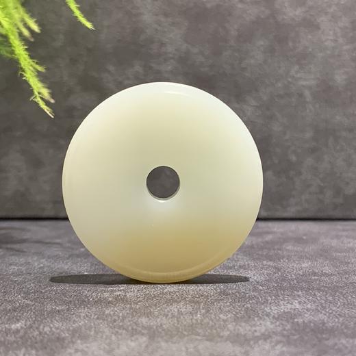 【御珠宫坊】糖羊脂白玉平安扣 商品图0