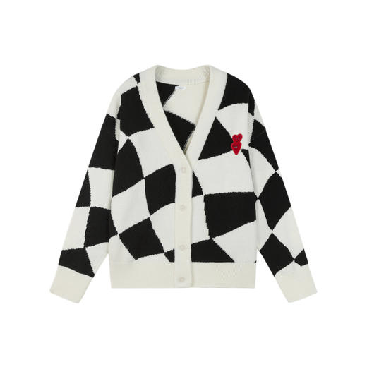 【mini亲子】迷你巴拉开衫秋季母女装女童宝针织毛衣外套 商品图4