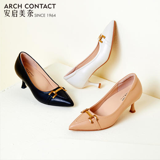 ARCHCONTACT安启美奈舒适简约轻便新款秋季单鞋 商品图1