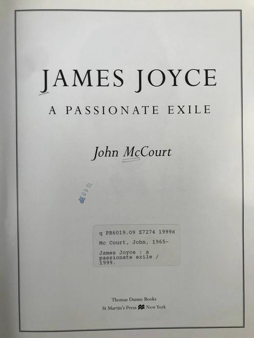 詹姆斯·乔伊斯：富有激情的流亡者 数十幅插图 精装大16开 商品图3