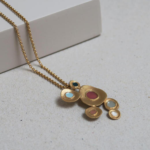 北京仓｜Joidart-Favorita-多色 珐琅 项链（小号）［西班牙设计师］ 商品图2