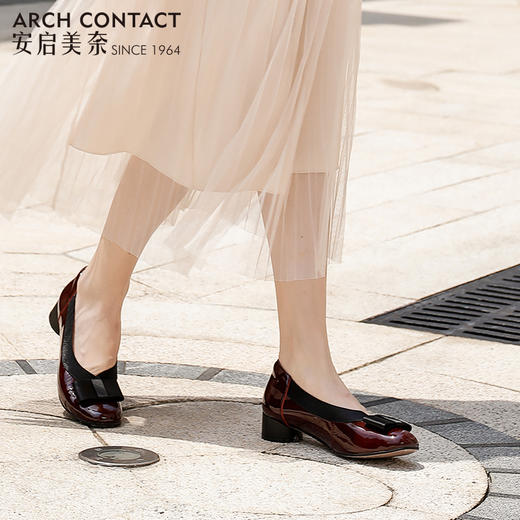 ARCHCONTACT安启美奈舒适简约轻便新款秋季单鞋 商品图11
