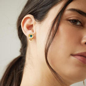 北京仓｜Joidart-Favorita-双色 珐琅 耳钉［西班牙设计师］