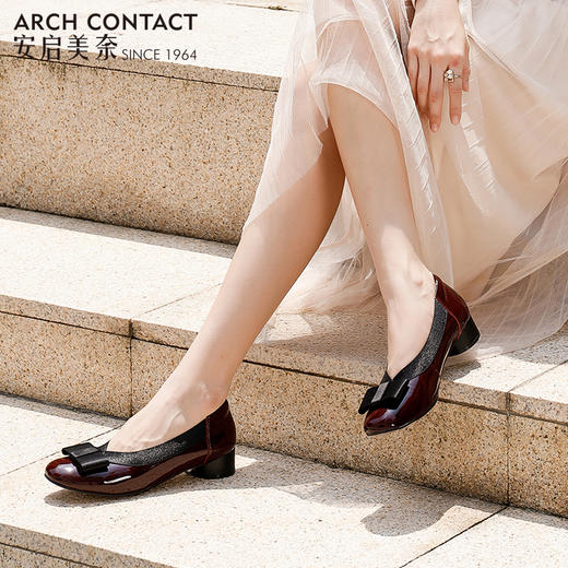 ARCHCONTACT安启美奈舒适简约轻便新款秋季单鞋 商品图10