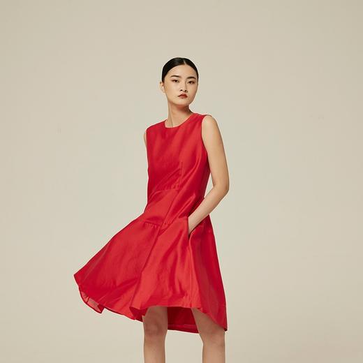 桑蚕丝棉无袖女裙 SJF94W159W 商品图3