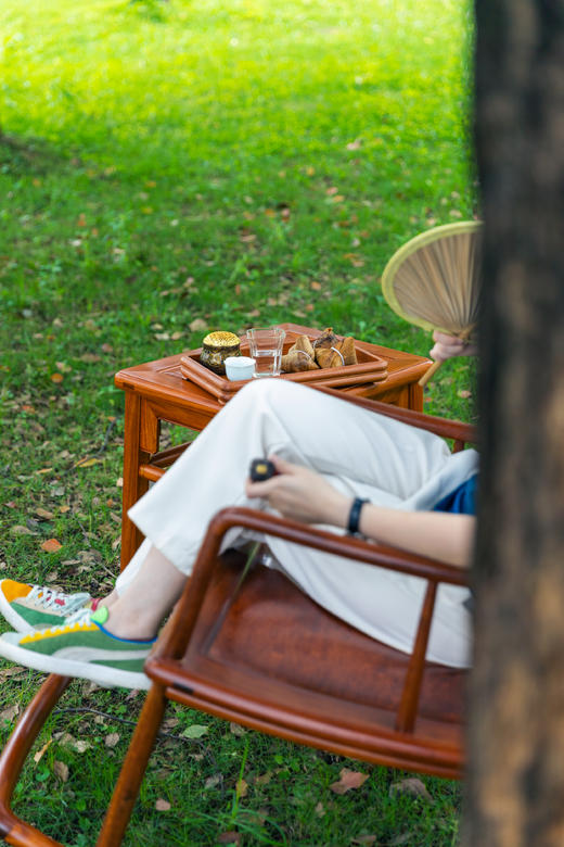 红桥红  家具严选  缅甸花梨(大果紫檀）  【悠椅  摇椅】 商品图3