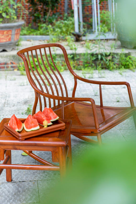 红桥红  家具严选  缅甸花梨(大果紫檀）  【悠椅  摇椅】 商品图2