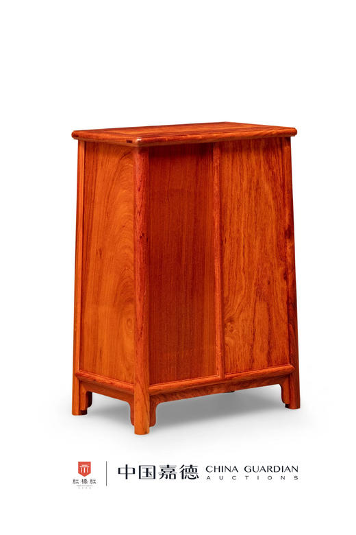 红桥红  家具严选  缅甸花梨（大果紫檀）【53 缅花全独板 小号 圆角柜】 商品图3