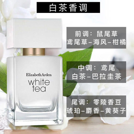 西班牙伊丽莎白雅顿白茶礼盒套装/117654 白茶30ml+野玫瑰体霜384g白茶清香雅而不俗 商品图2