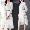秋装新款，法式波点印花收腰连衣裙送腰带HR-CPYY22025 商品缩略图3