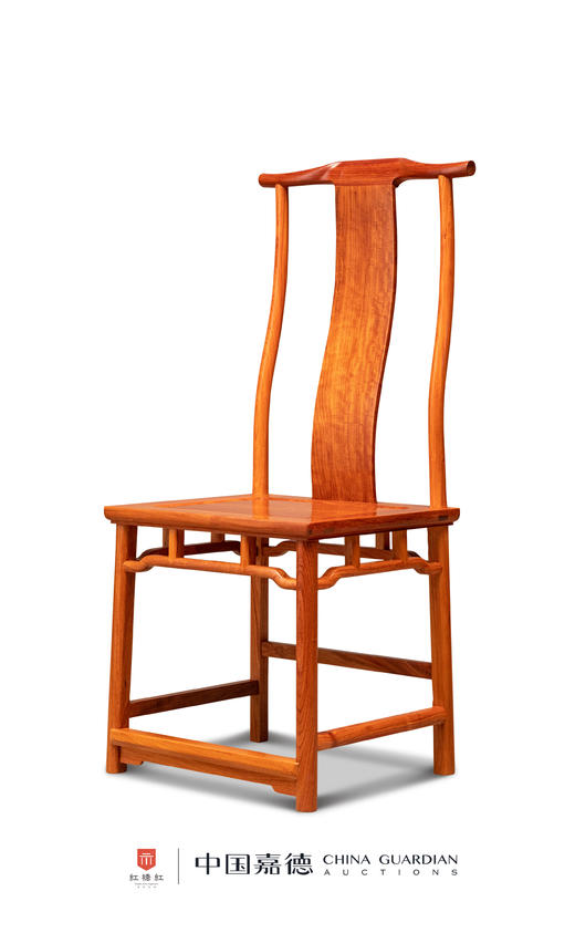 红桥红  家具严选  缅甸花梨（大果紫檀）【马未都 S背 灯挂椅】 商品图1