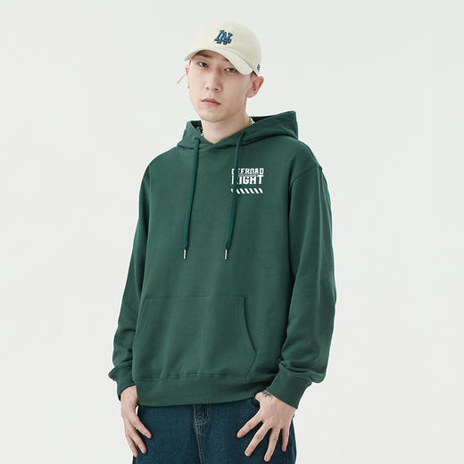 自由基地2022秋冬新款机车游戏图案男女通勤款毛圈戴帽套头卫衣衫 NMT-1891 商品图0