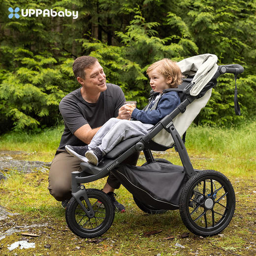 美国Uppababy RIDGE高景观全地型跑步婴儿车运动型三轮儿童露营车1-5岁 商品图4
