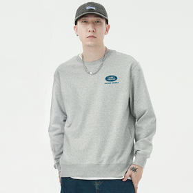 自由基地秋冬男装路虎车图案印花团队队服毛圈休闲卫衣个性潮流款 NMT-1889