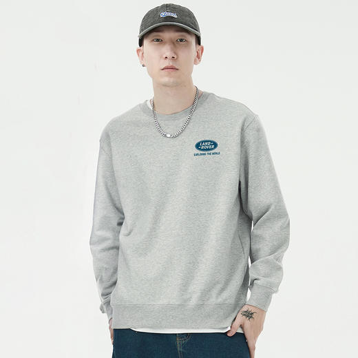 自由基地秋冬男装路虎车图案印花团队队服毛圈休闲卫衣个性潮流款 NMT-1889 商品图0