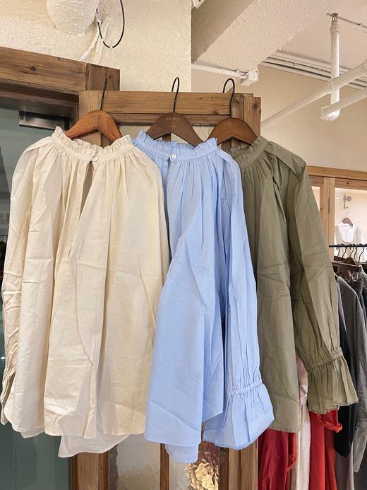 Francesca多色泡泡袖衬衫上衣 商品图14