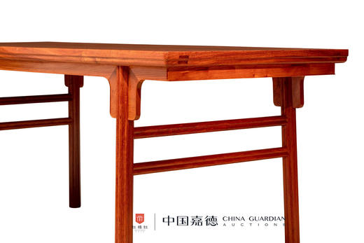 红桥红  家具严选  缅甸花梨（大果紫檀）【198 瓜棱腿刀牙 画案】 独板 商品图3