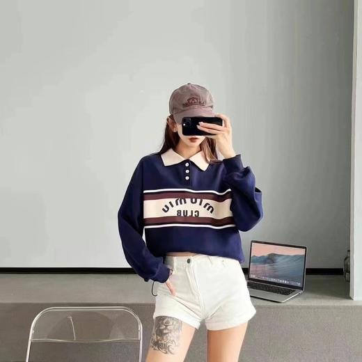 琪琪衣铺9035翻领卫衣（4） 商品图0